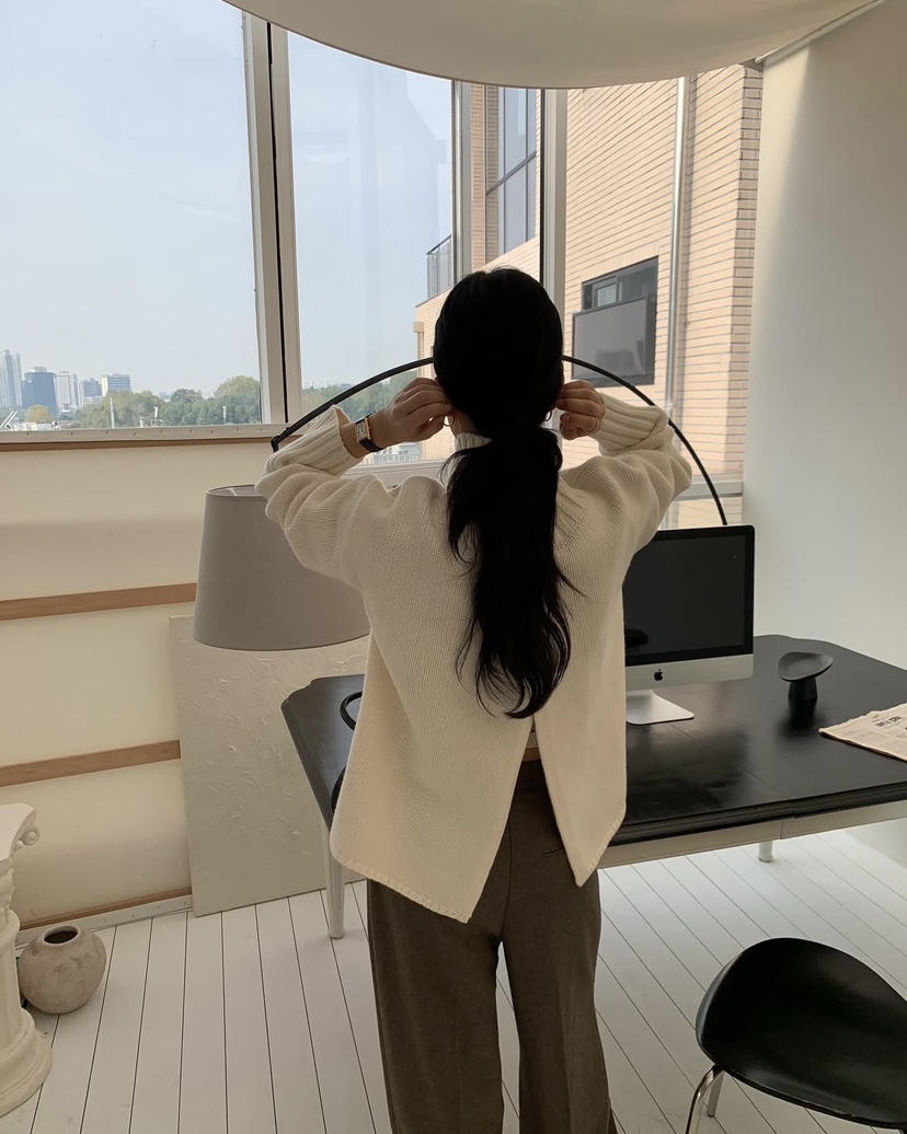 REGULARLY/PLACOR東大門㊣直郵女士新品人氣職業針織衫腰帶REGULARLY/PLACOR針織衫