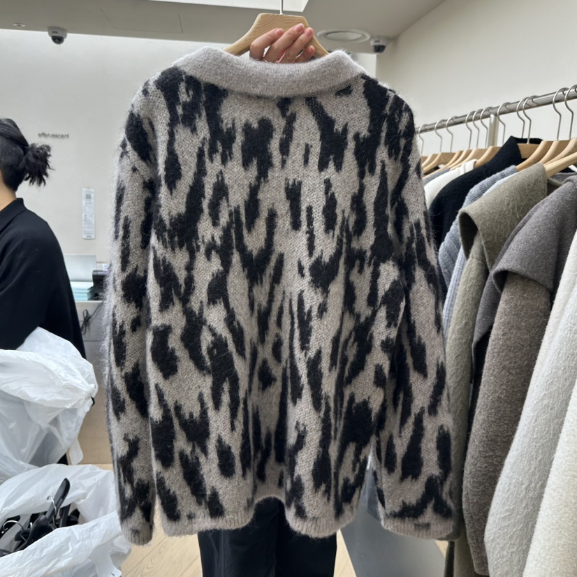 EFFERVESCENT東大門㊣實拍女裝新款熱賣25秋冬針織衫馬海毛evc/effervescent針織衫