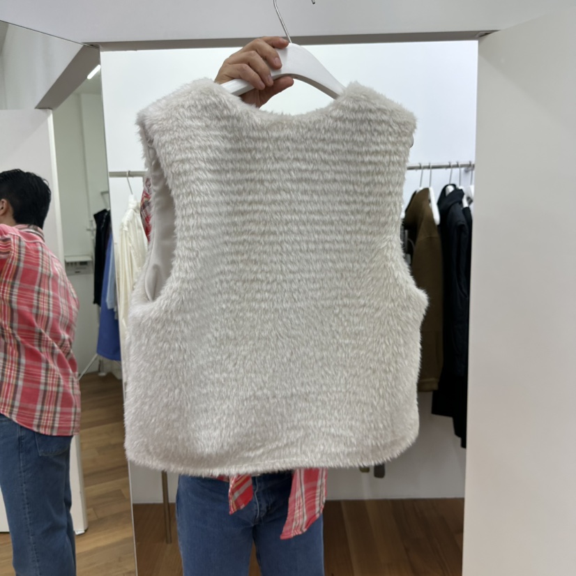 MYNAMEIS東大門㊣實拍女士新款推薦25秋冬職業休閑人氣馬甲MYNAMEIS馬甲