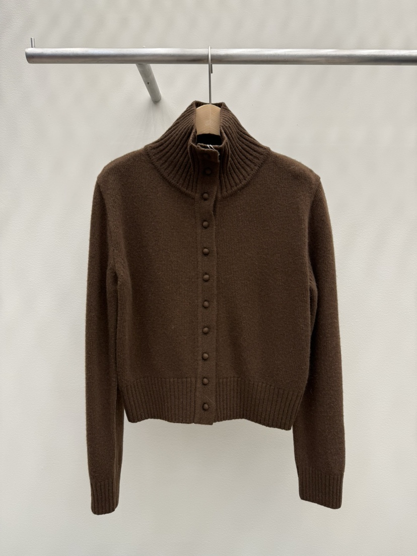 EOOB/LAMEREI韓國直郵㊣女裝新品25秋冬熱賣針織衫高領開衫EOOB/LAMEREI針織衫圖色2