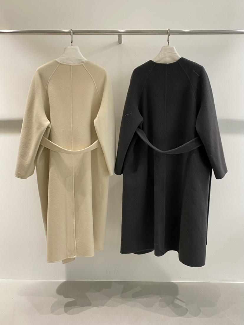 1968東大門㊣代購女裝新款25秋冬時尚長款風衣手工制作含腰帶1968/YEOUYA長款風衣