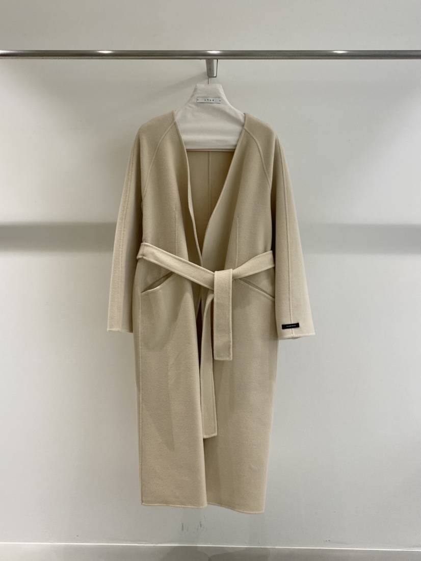 1968東大門㊣代購女裝新款25秋冬時尚長款風衣手工制作含腰帶1968/YEOUYA長款風衣圖色1