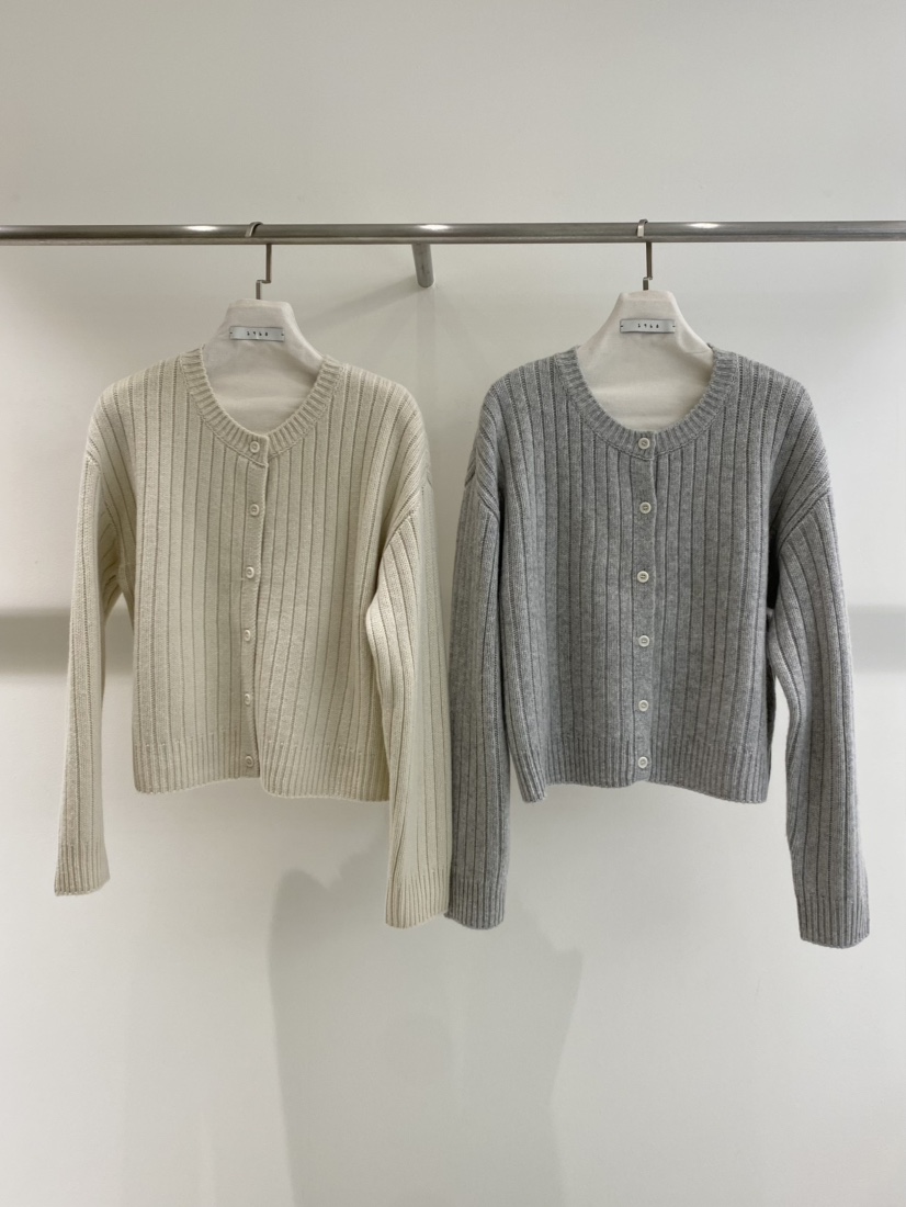 1968韓國直郵㊣女士新品時尚熱賣人氣休閑針織衫圓領開衫紐扣1968/YEOUYA針織衫