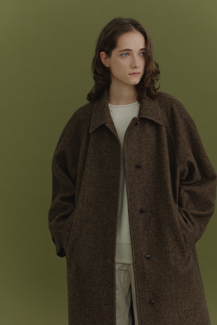 REGULARLY/PLACOR東大門㊣代購女裝新品25秋冬中長款大衣插肩REGULARLY/PLACOR中長款大衣