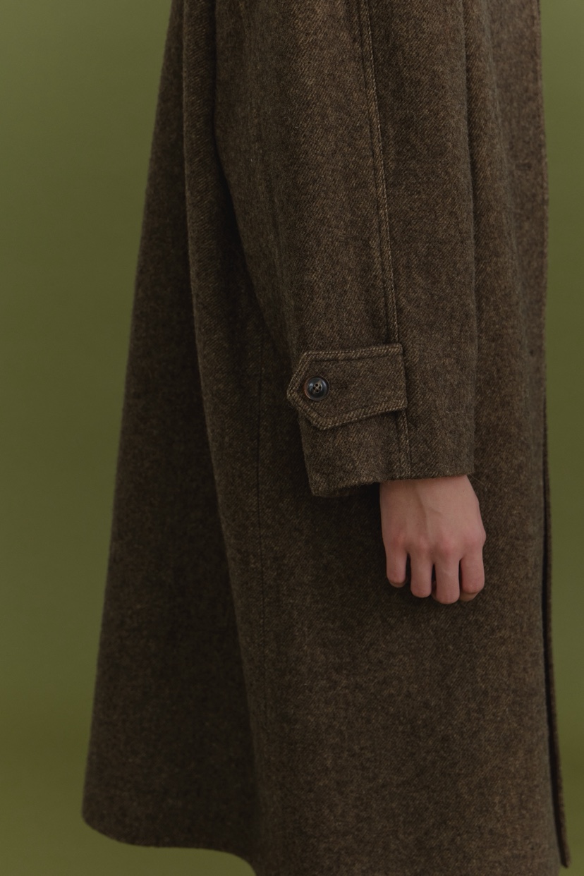 REGULARLY/PLACOR東大門㊣代購女裝新品25秋冬中長款大衣插肩REGULARLY/PLACOR中長款大衣