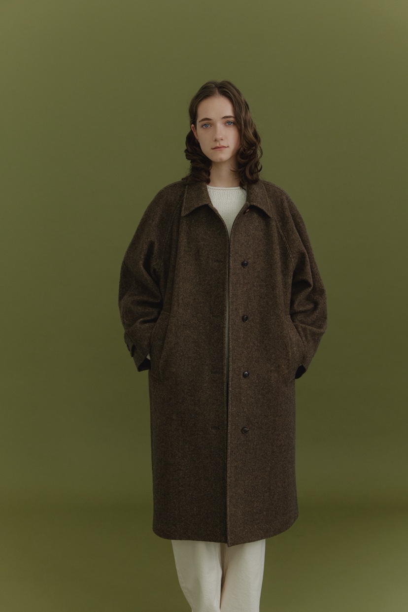 REGULARLY/PLACOR東大門㊣代購女裝新品25秋冬中長款大衣插肩REGULARLY/PLACOR中長款大衣