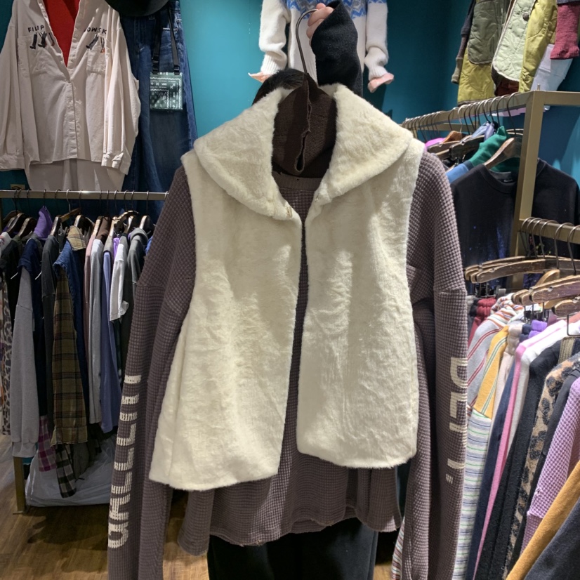 MERCI LINDA東大門㊣實拍女裝新款休閑人氣職業馬甲不含內搭MERCI LINDA馬甲圖色2