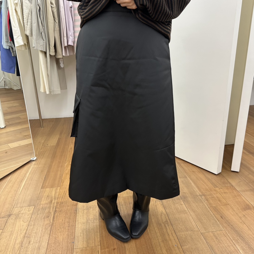 MYNAMEIS東大門㊣實拍女裝新品休閑人氣真品25秋冬長裙填充SKMYNAMEIS長裙圖色1