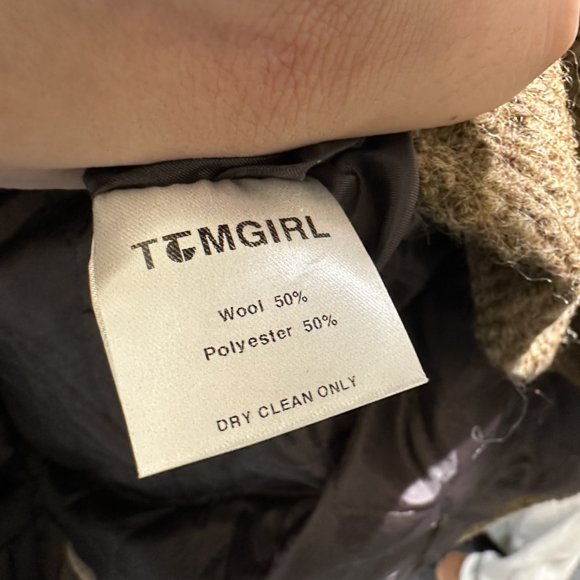 TOMGIRL東大門㊣直郵女士新款人氣真品熱賣推薦時尚25秋冬馬甲TOMGIRL馬甲