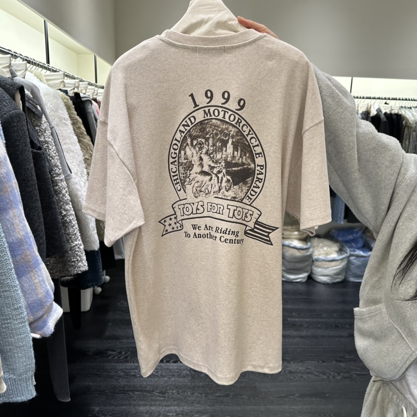 TOMGIRL東大門㊣實拍女裝新款25秋冬熱賣推薦人氣真品時尚T恤TOMGIRLT恤