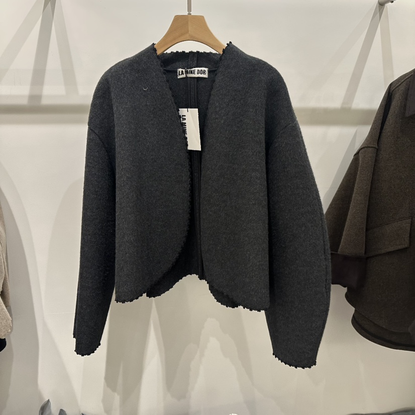 LAMINEDOR韓國直郵㊣女裝新款職業25秋冬推薦真品熱賣休閑夾克LA MINE DOR夾克圖色2