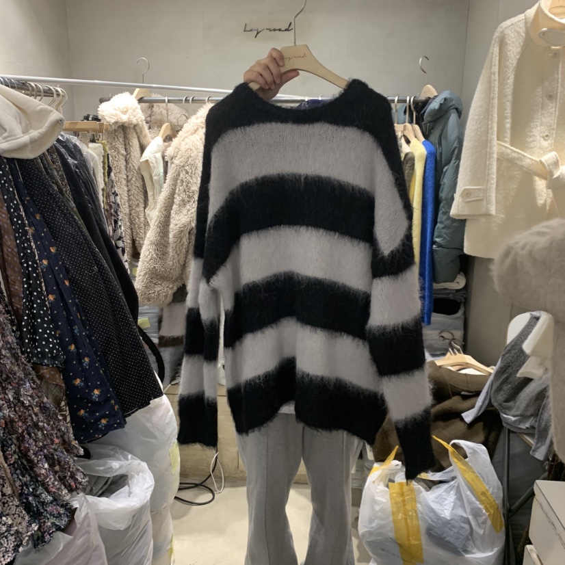 LOGROAD韓國直郵㊣女士新品推薦人氣真品時尚熱賣休閑針織衫LOG ROAD針織衫圖色1