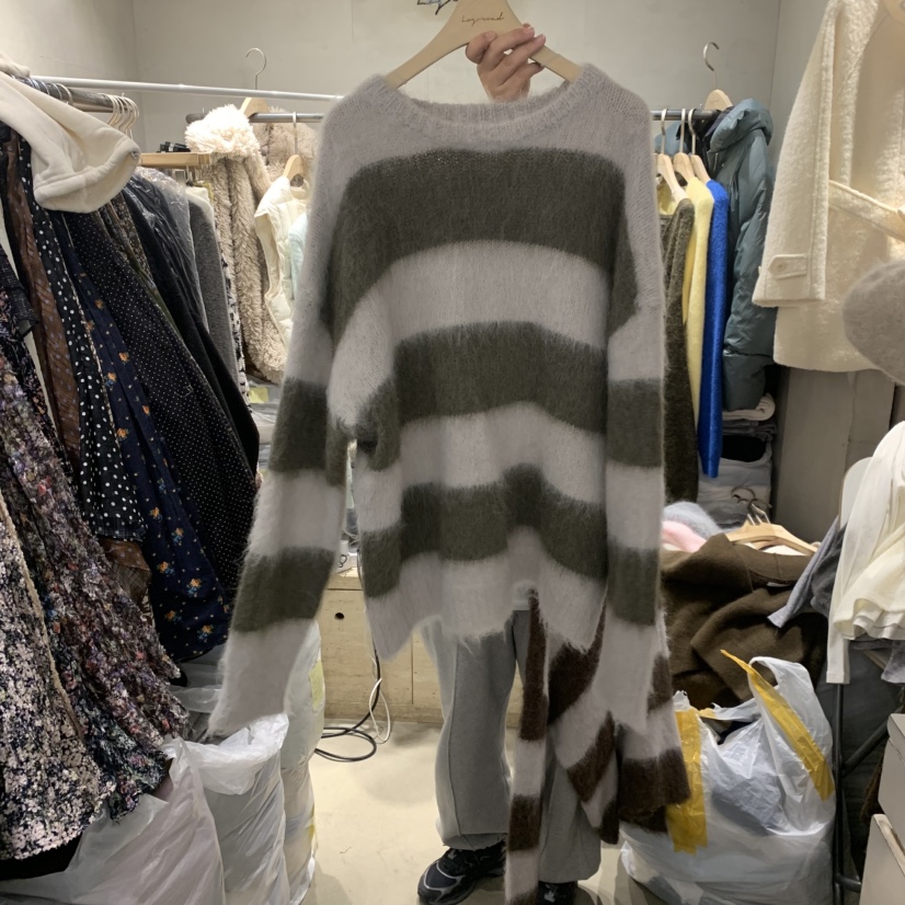 LOGROAD韓國直郵㊣女士新品推薦人氣真品時尚熱賣休閑針織衫LOG ROAD針織衫圖色3