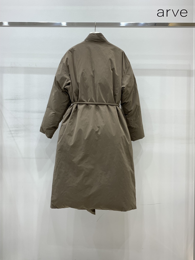 ARVE東大門㊣實拍女裝新品推薦人氣真品熱賣長款羽絨服含腰繩ARVE長款羽絨服