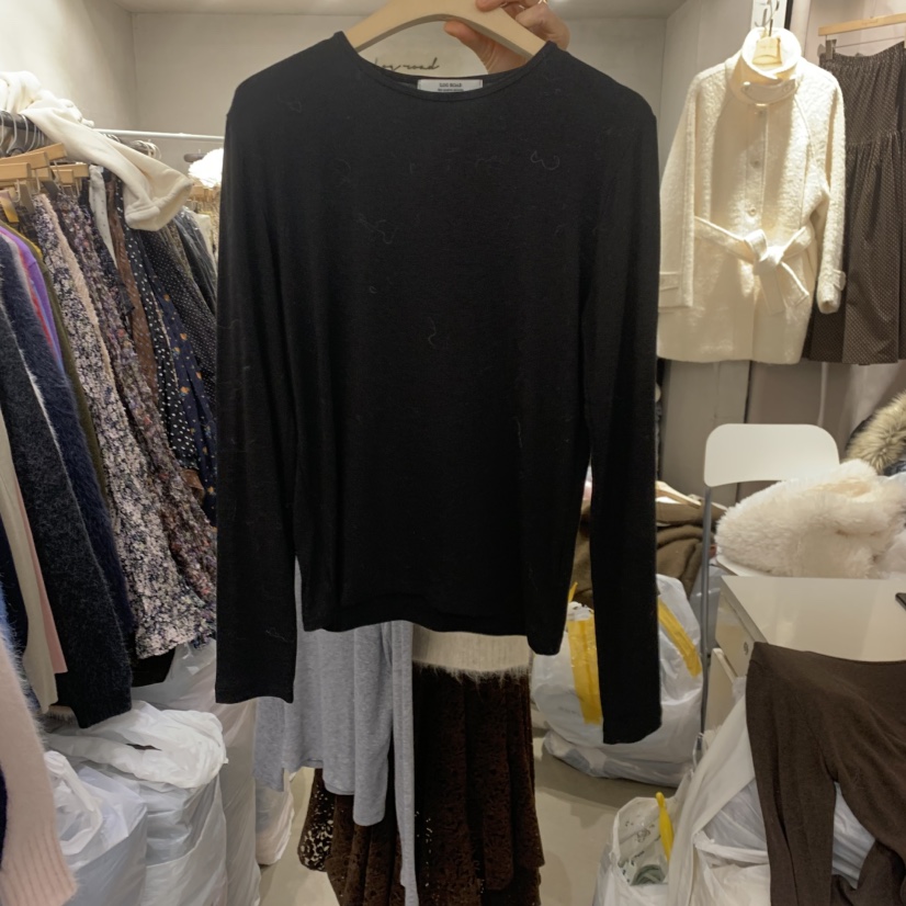 LOGROAD東大門㊣直郵女裝新款熱賣職業25秋冬推薦休閑長袖T恤LOG ROAD長袖T恤圖色4