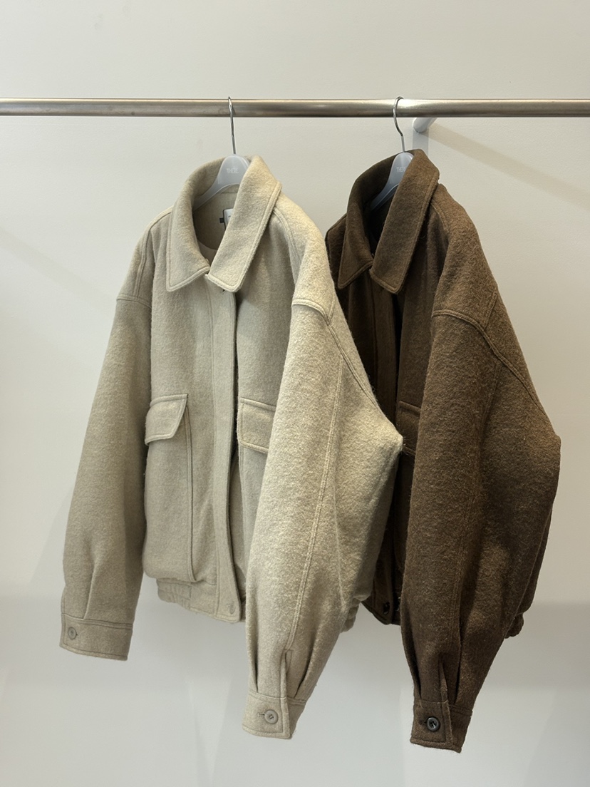 THERE韓國代購㊣女士新款熱賣真品推薦25秋冬人氣休閑時尚夾克THERE夾克