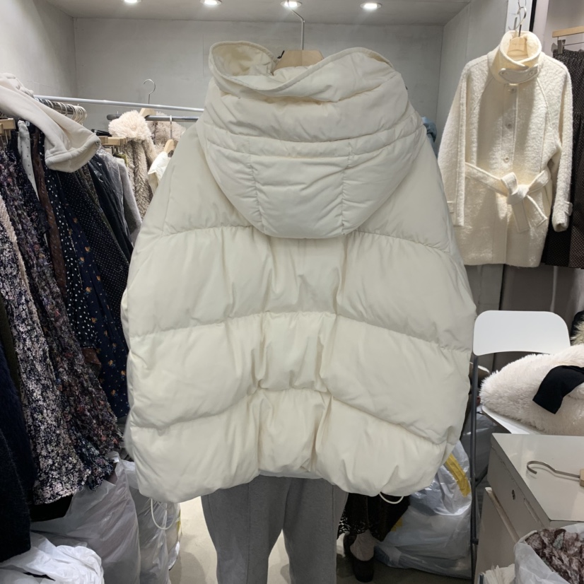 LOGROAD東大門㊣直郵女士新品休閑熱賣人氣短款羽絨服連帽鴨絨LOG ROAD短款羽絨服