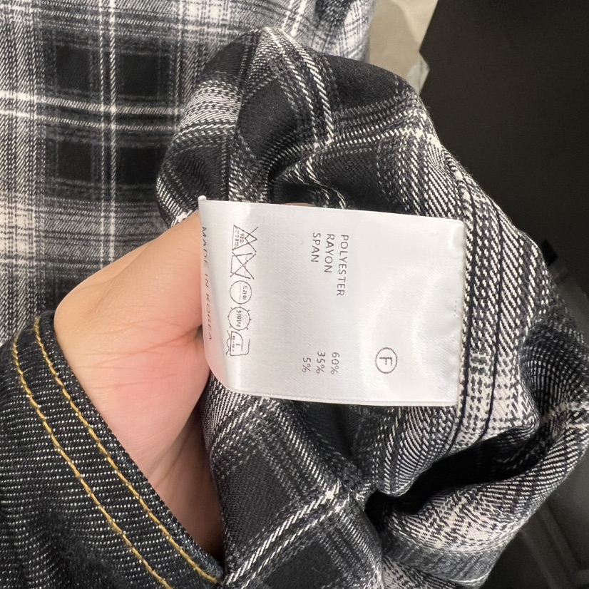 THE SECOND GROW東大門㊣實拍女裝新品人氣襯衫蕾絲衫格子THE SECOND GROW襯衫/蕾絲衫