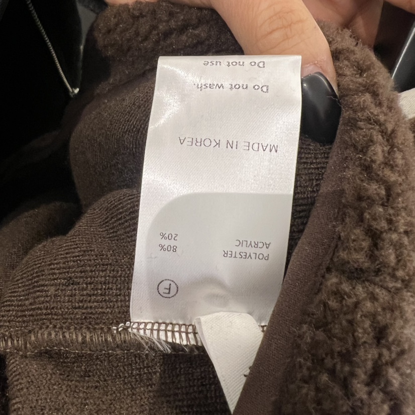 THE SECOND GROW東大門㊣實拍女裝新品熱賣25秋冬衛衣羊毛拉鏈THE SECOND GROW衛衣