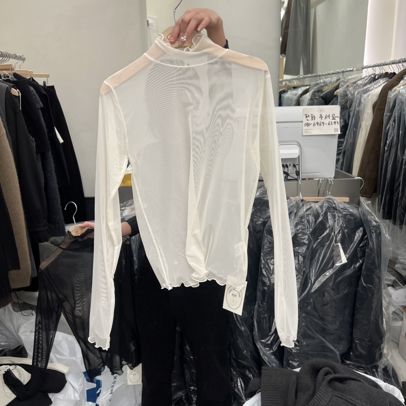 TAKE YOUE TIME東大門㊣實拍女士新款職業真品25秋冬長袖T恤TAKE YOUE TIME長袖T恤圖色1