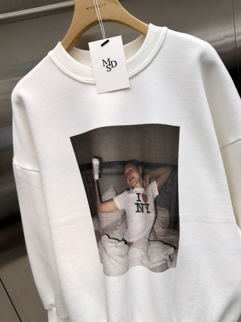 MYDRESS韓國直郵㊣女裝新品熱賣時尚推薦休閑25秋冬職業衛衣MYDRESS衛衣