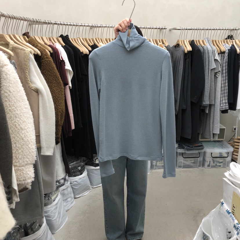 MURR東大門㊣直郵女士新款休閑25秋冬職業人氣推薦熱賣長袖T恤MURR長袖T恤圖色2