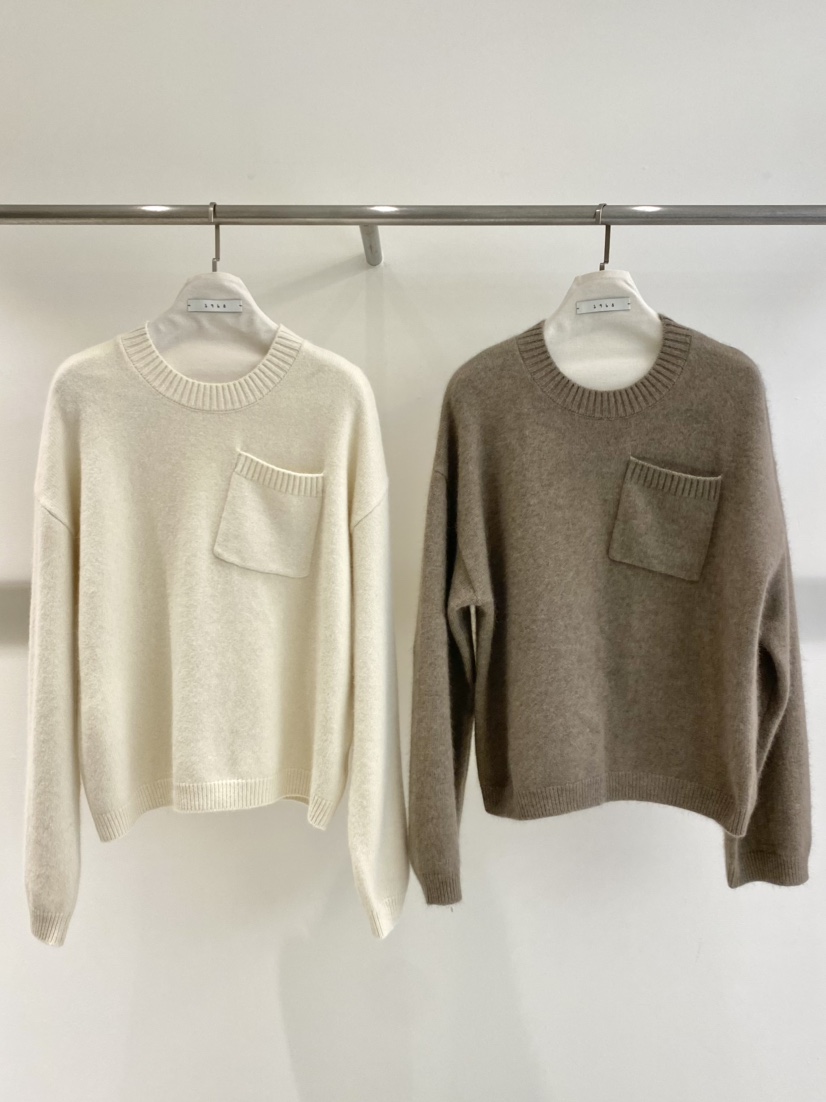 1968韓國代購㊣女裝新品25秋冬真品時尚職業人氣針織衫口袋1968/YEOUYA針織衫