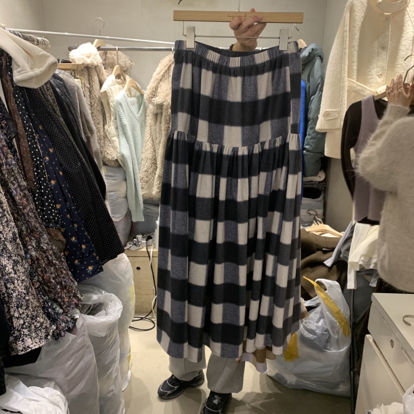 LOGROAD韓國直郵㊣女士新品休閑推薦熱賣25秋冬半身裙中短裙LOG ROAD半身裙/中短裙圖色2