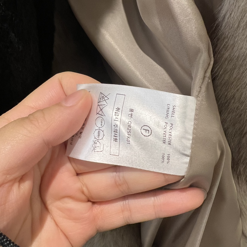 THE SECOND GROW韓國代購㊣女士新款熱賣真品短款大衣皮草THE SECOND GROW短款大衣