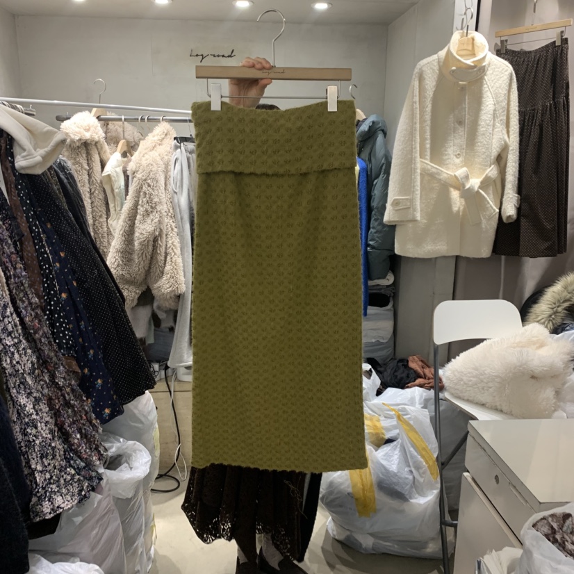 LOGROAD東大門㊣代購女士新品推薦職業熱賣休閑25秋冬時尚長裙LOG ROAD長裙圖色1