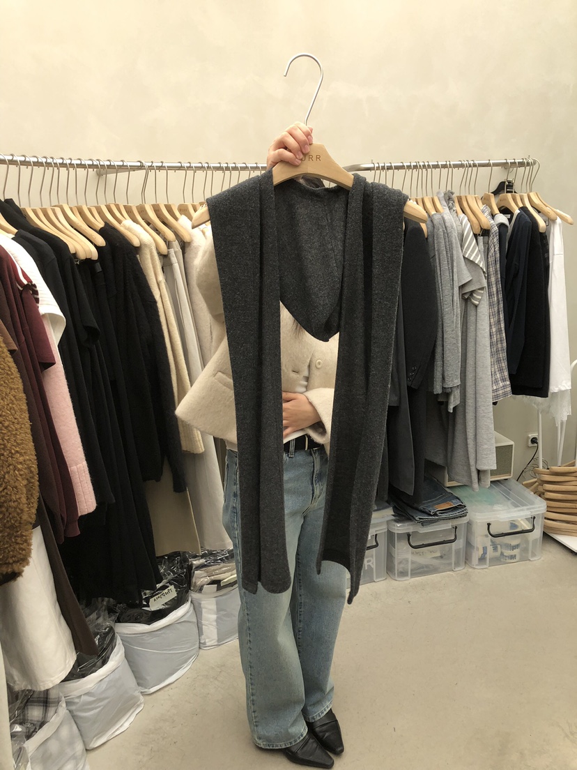 MURR韓國直郵㊣女裝新品真品25秋冬熱賣時尚人氣推薦圍巾披肩MURR圍巾/披肩圖色2