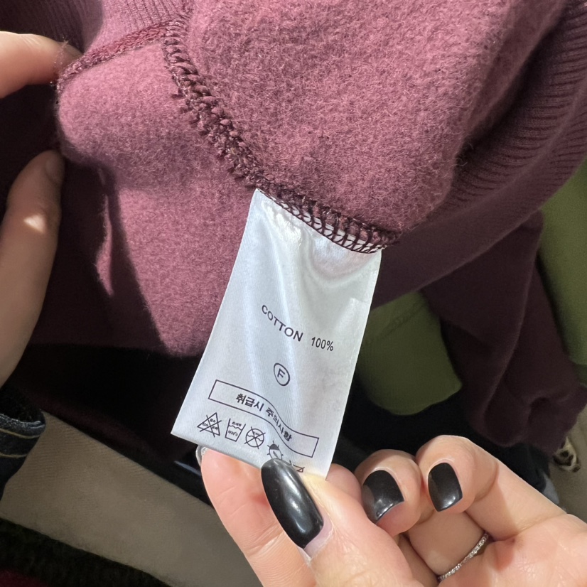 THE SECOND GROW韓國直郵㊣女裝新款時尚推薦25秋冬衛衣加絨THE SECOND GROW衛衣