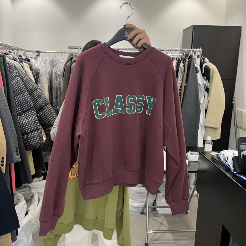 THE SECOND GROW韓國直郵㊣女裝新款時尚推薦25秋冬衛衣加絨THE SECOND GROW衛衣圖色1