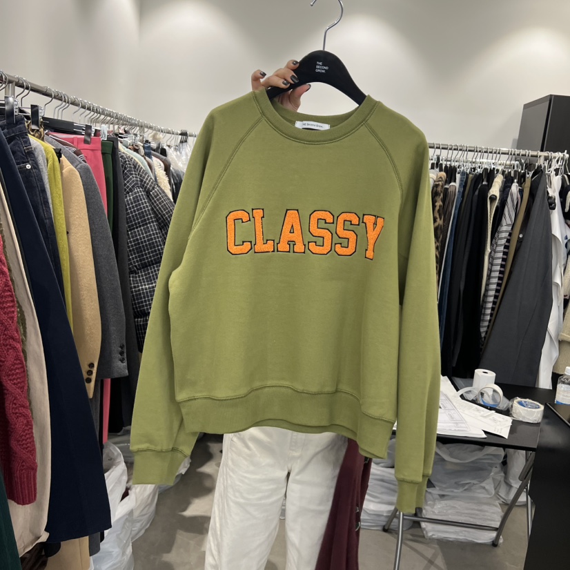 THE SECOND GROW韓國直郵㊣女裝新款時尚推薦25秋冬衛衣加絨THE SECOND GROW衛衣圖色2