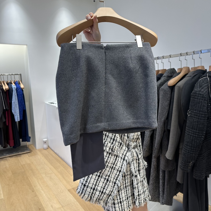 VAN NZILL東大門㊣直郵女裝新品休閑真品推薦職業25秋冬短裙VAN NZILL短裙