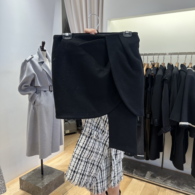 VAN NZILL東大門㊣直郵女裝新品休閑真品推薦職業25秋冬短裙VAN NZILL短裙圖色2