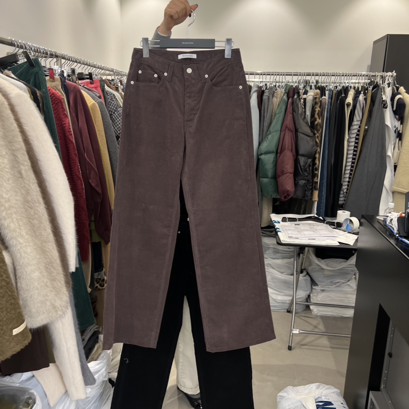 THE SECOND GROW東大門㊣代購女裝新品人氣休閑休閑褲燈芯絨THE SECOND GROW休閑褲圖色2