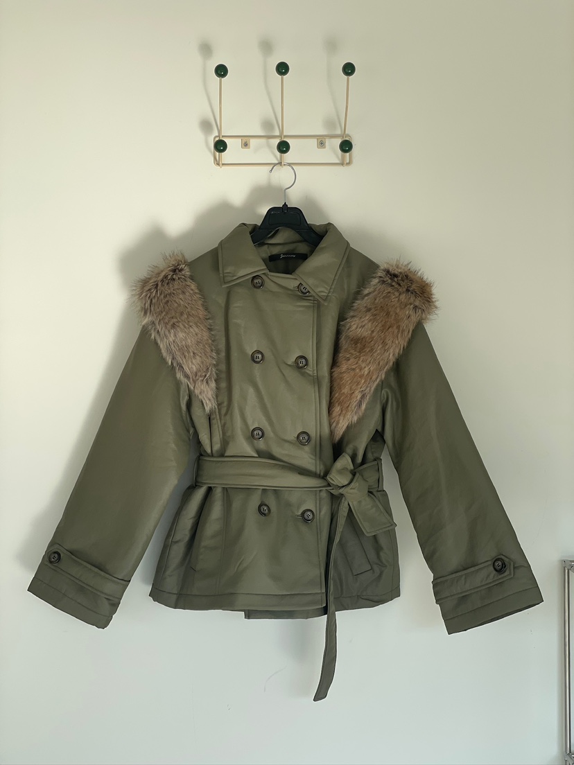 JOURNEY韓國代購㊣女裝新品真品25秋冬推薦熱賣時尚夾克皮草JOURNEY夾克圖色2