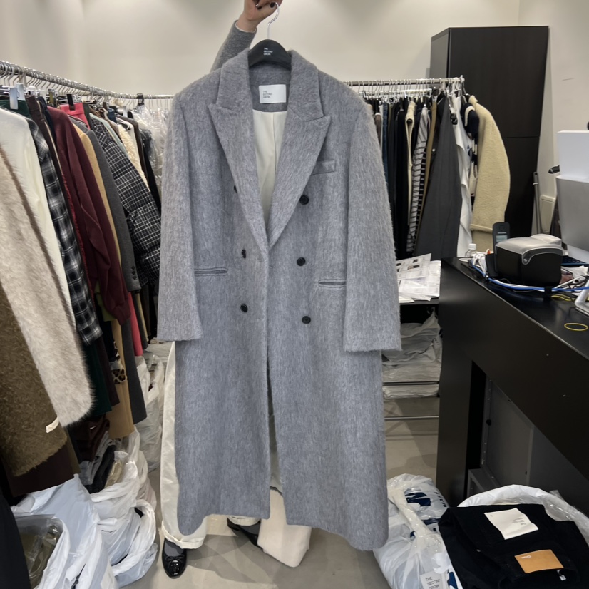 THE SECOND GROW東大門㊣實拍女裝新品25秋冬推薦中長款大衣THE SECOND GROW中長款大衣圖色2