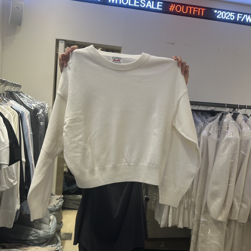 OUTFIT韓國直郵㊣女士新品真品25秋冬時尚推薦休閑人氣毛衣OUTFIT毛衣圖色1