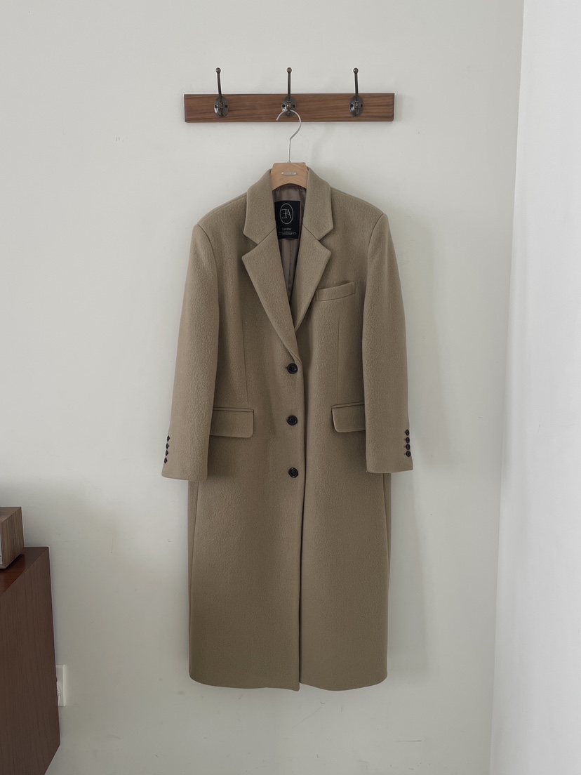 3 ANOTHER韓國直郵㊣女裝新品推薦熱賣時尚真品中長款大衣3 ANOTHER中長款大衣圖色2