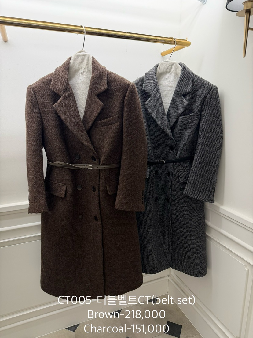 ETER東大門㊣直郵女裝新品職業時尚熱賣推薦長款風衣含腰帶eter/VERSO長款風衣