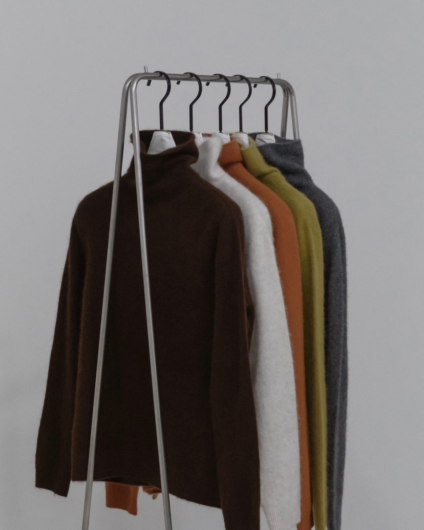 HONG-P東大門㊣實拍女裝新款真品25秋冬休閑人氣針織衫馬海毛HONG-P針織衫