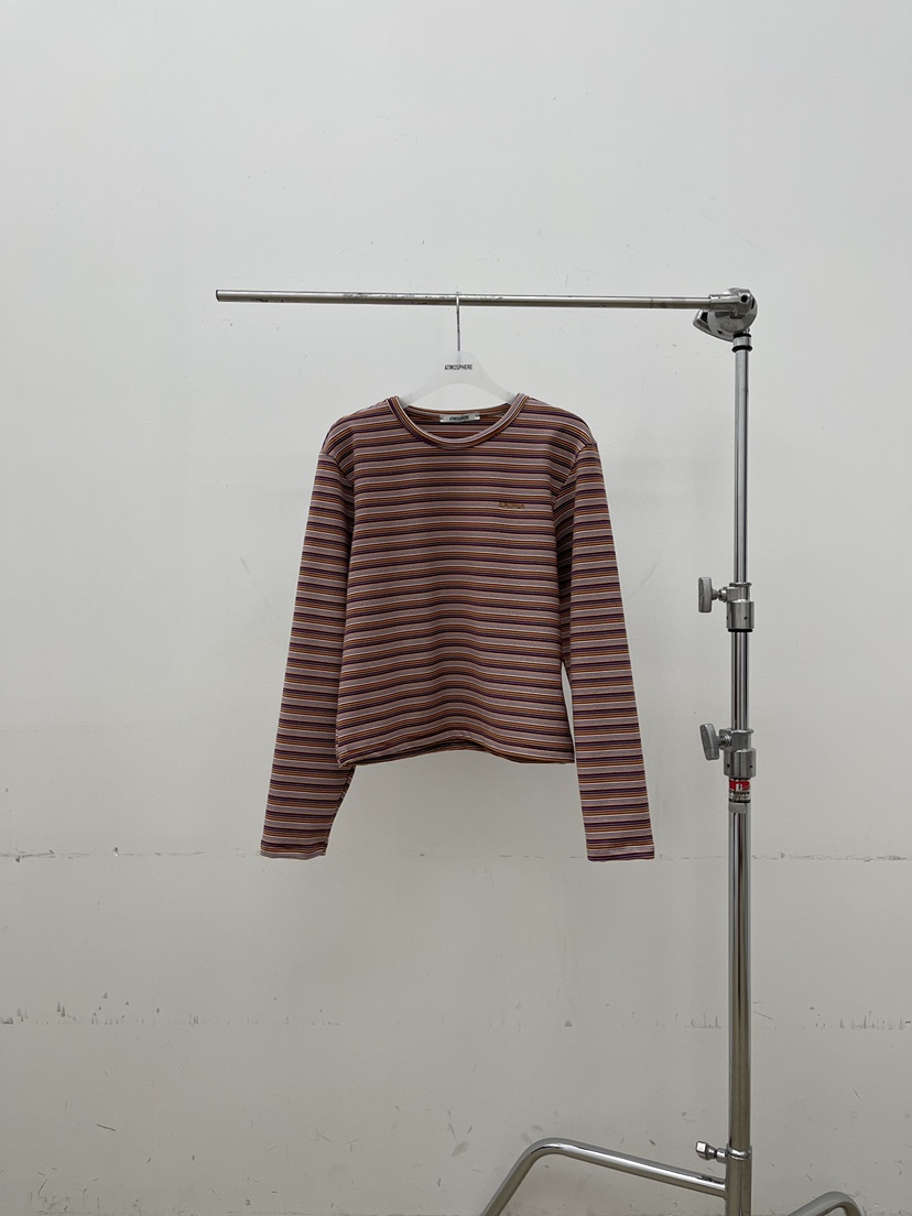 ATMOSPHERE東大門㊣實拍女士新品熱賣推薦職業人氣真品長袖T恤ATMOSPHERE/BLING長袖T恤圖色1