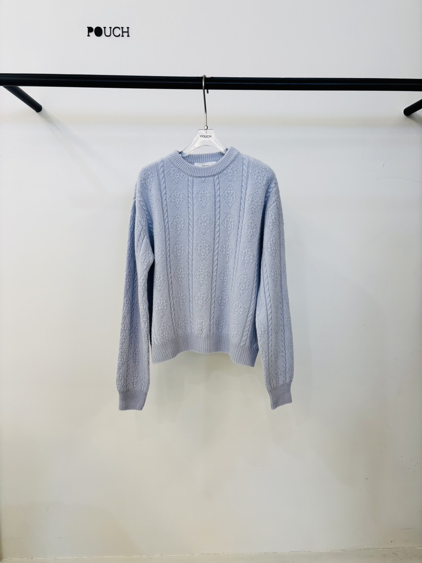 POUCH東大門㊣直郵女裝新品職業25秋冬時尚人氣推薦真品針織衫POUCH針織衫圖色2