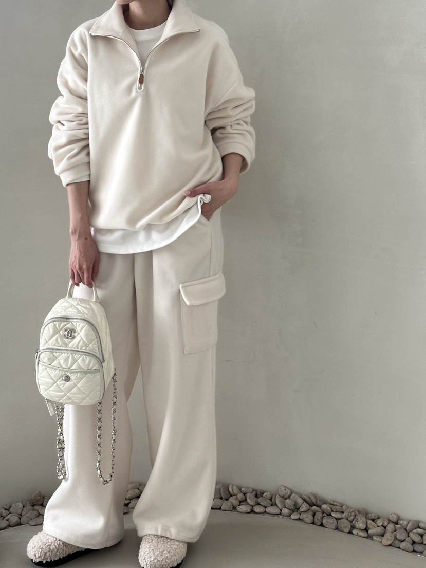 DEMAR東大門㊣直郵女裝新款25秋冬人氣推薦休閑真品休閑褲抓絨DEMAR休閑褲圖色1