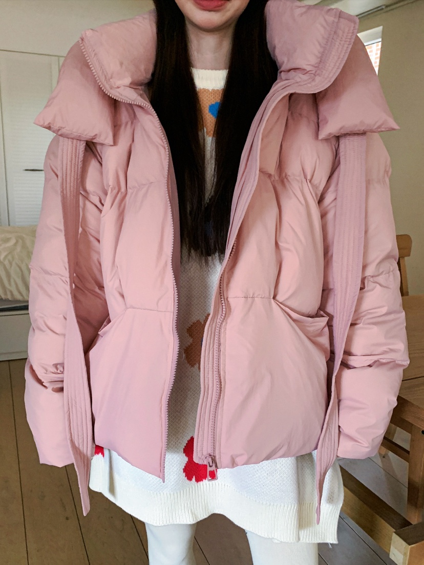 JKICHI東大門㊣直郵女士新款休閑人氣職業時尚熱賣短款棉服JKICHI短款棉服圖色1