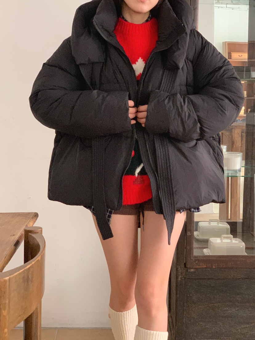 JKICHI東大門㊣直郵女士新款休閑人氣職業時尚熱賣短款棉服JKICHI短款棉服圖色2