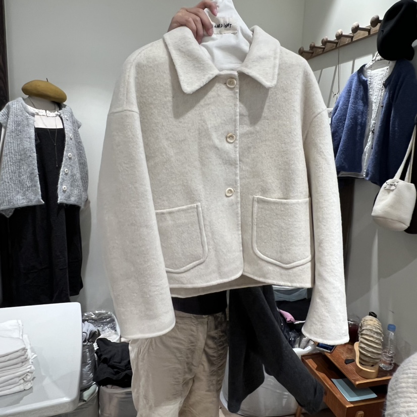 LE JARDINET韓國直郵㊣女裝新品熱賣職業推薦真品夾克手工LE JARDINET夾克圖色1