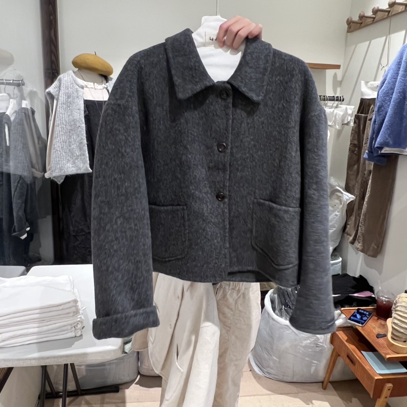 LE JARDINET韓國直郵㊣女裝新品熱賣職業推薦真品夾克手工LE JARDINET夾克圖色2